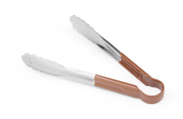 Pinças de servir HACCP 250mm, Castanho, (L)250mm