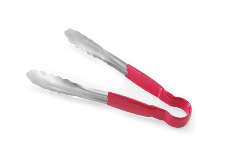 Pinças de servir HACCP 250mm, Vermelho, (L)250mm