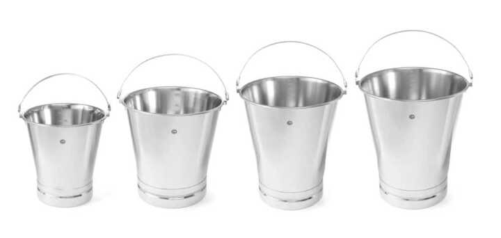 Balde com base reforçada, 7L, ø230x(H)245mm