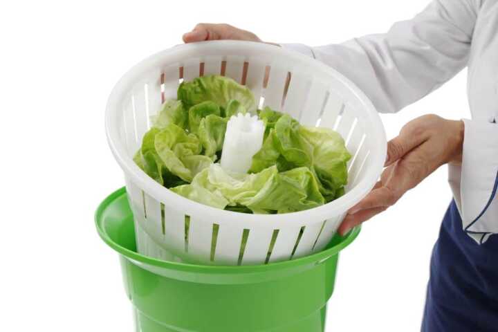 Secador de salada, 12L, Verde, ø335x(H)430mm