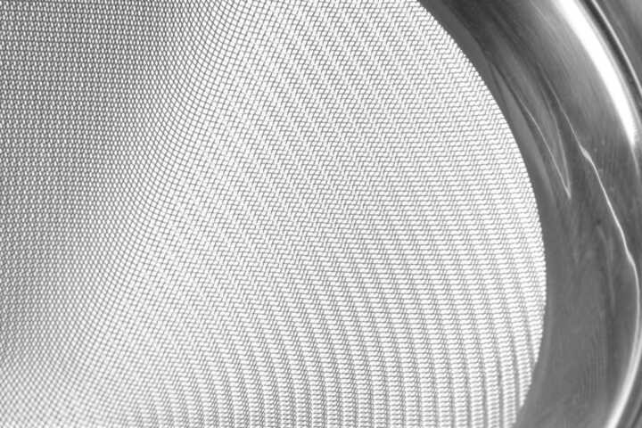 Coador cónico com meia rede de arame, ø205x460mm