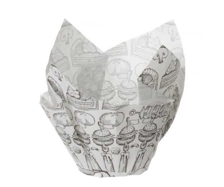 Papel antigordura pré-cortado - 150 unidades, 150 pcs. , 160x160x(H)50mm
