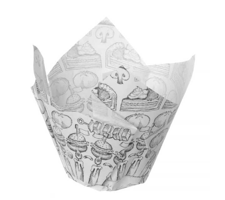 Papel antigordura pré-cortado - 150 unidades, 150 pcs. , 160x160x(H)50mm