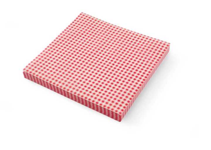 Papel antigordura - 500 unidades, padrão aos quadrados, 500 pcs. , 306x305mm