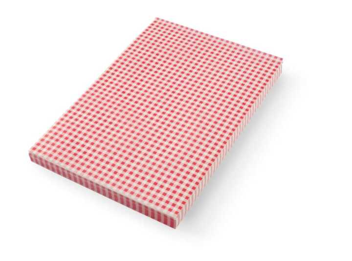 Papel antigordura - 500 unidades, padrão aos quadrados, 500 pcs. , 420x275mm