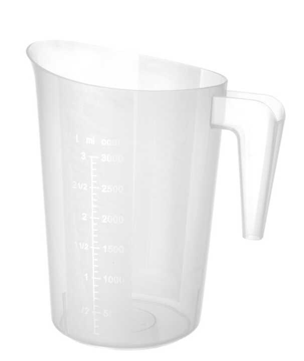 Jarro medidor empilhável, 3L, ø181x(H)233mm