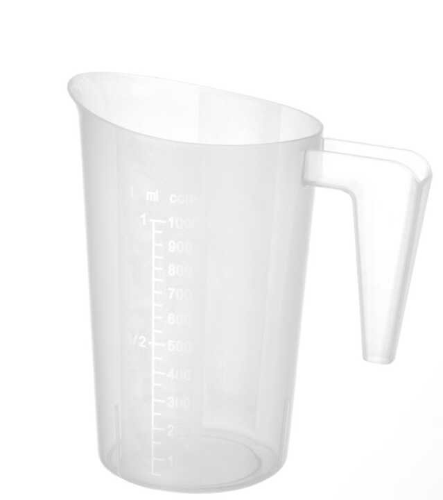 Jarro medidor empilhável, 1L, ø124x(H)170mm