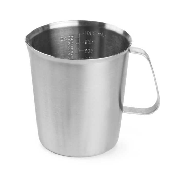 Jarro medidor em aço inoxidável, 1L, ø120x(H)130mm