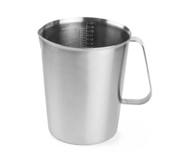 Jarro medidor em aço inoxidável, 2L, ø140x(H)170mm