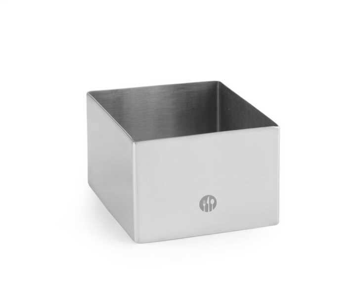 Forma para alimentos e acessório para empurrar quadrado, impulsor, 63x63x(H)55mm
