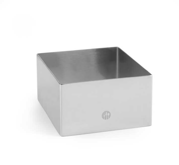 Forma para alimentos e acessório para empurrar quadrado, forma, 80x80x(H)45mm