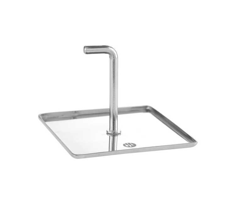 Forma para alimentos e acessório para empurrar quadrado, impulsor, 80x80x(H)55mm