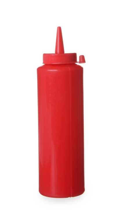 Biberão para molhos, 0,7L, Vermelho, ø70x(H)240mm