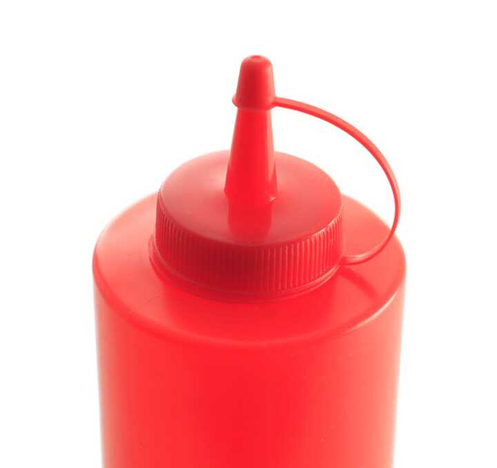 Biberão para molhos, 0,35L, Transparente, ø55x(H)205mm