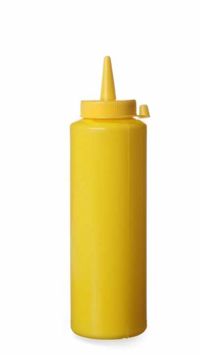 Biberão para molhos, 0,35L, Amarelo, ø55x(H)205mm