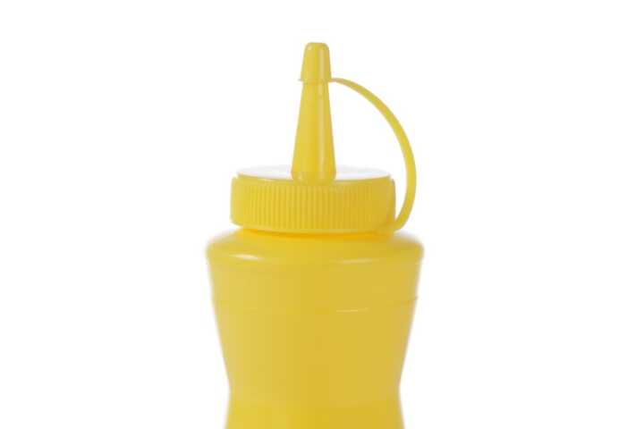 Frasco para molhos fácil de apertar, 0,2L, Amarelo, ø60x(H)170mm