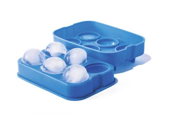 Cuvete para gelo em forma de esfera, 180x125x(H)50mm
