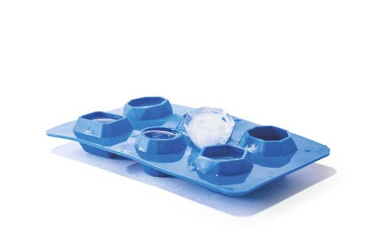 Cuvete para gelo em forma de gema, Azul, 2 pcs. , 190x105x(H)30mm