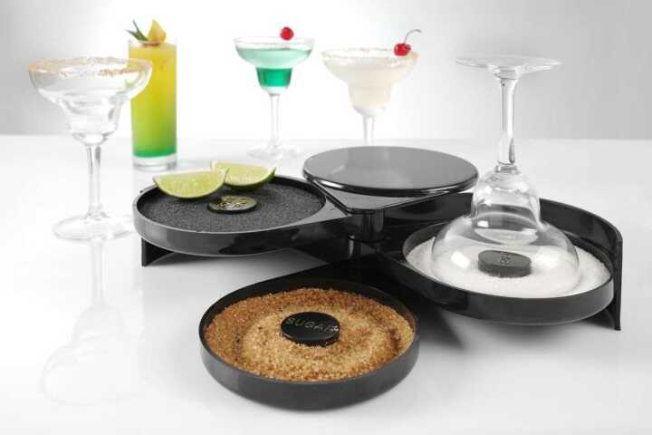 Decorador de aro de copos - 3 níveis, 200x160x(H)75mm