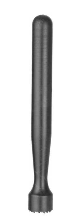 Almofariz, perfilado, grelha, Preto, ø34x207mm