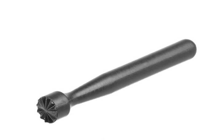 Almofariz, formato de estrela, Preto, ø34x207mm