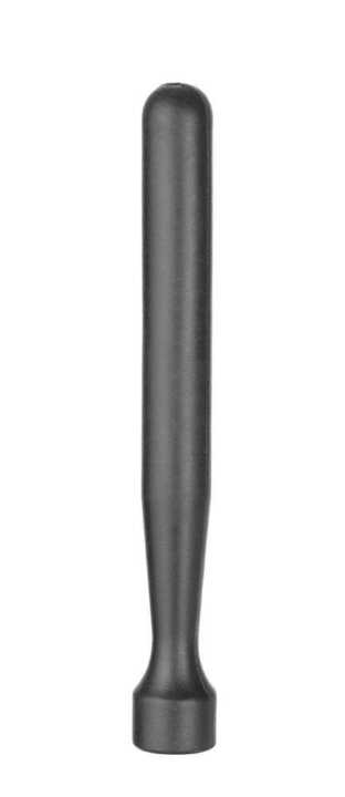 Almofariz, liso perfilado, Preto, ø34x207mm