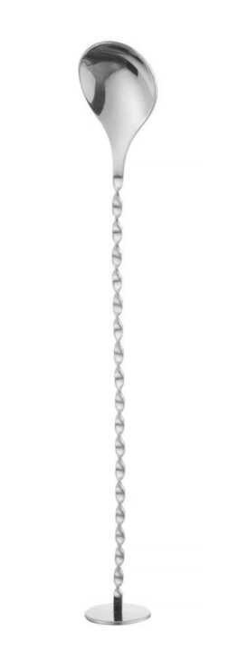 Colher de bar com extremidade plana, 27x27x(H)266mm