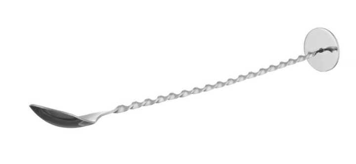 Colher de bar com extremidade plana, 27x27x(H)266mm