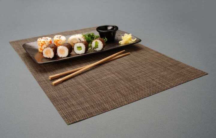 Individuais – conjunto, Castanho, 6 pcs. , 450x300mm