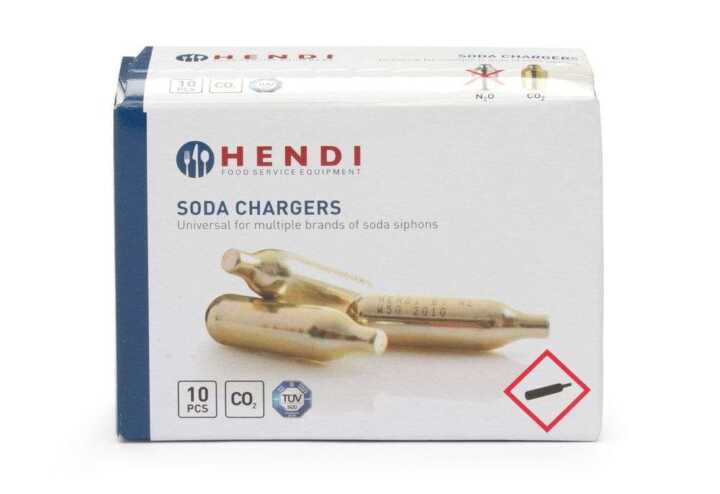 Carregadores para sifão de soda, 10 pcs