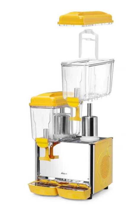 Dispensador de sumo 2 x 12 L, 24L, 230V/370W, 485x415x(H)645mm
