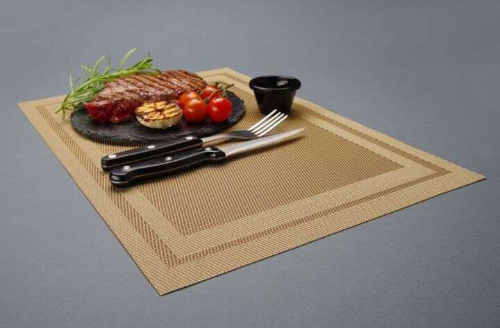 Individuais, moldura – conjunto, Bege, 6 pcs. , 450x300mm