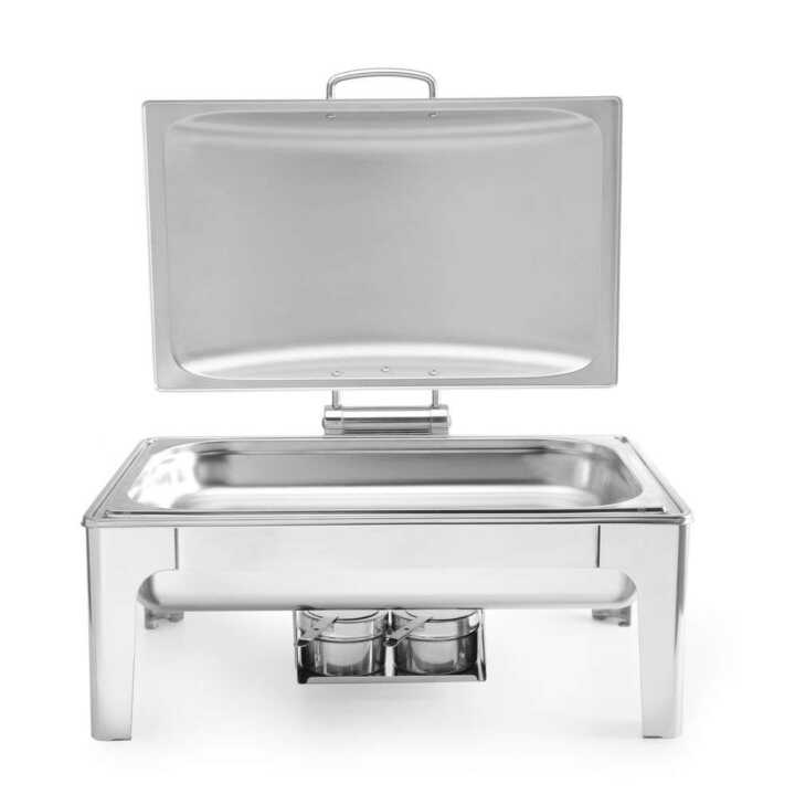 Réchaud GN 1/1 acabamento acetinado, 9L, 570x430x(H)290mm