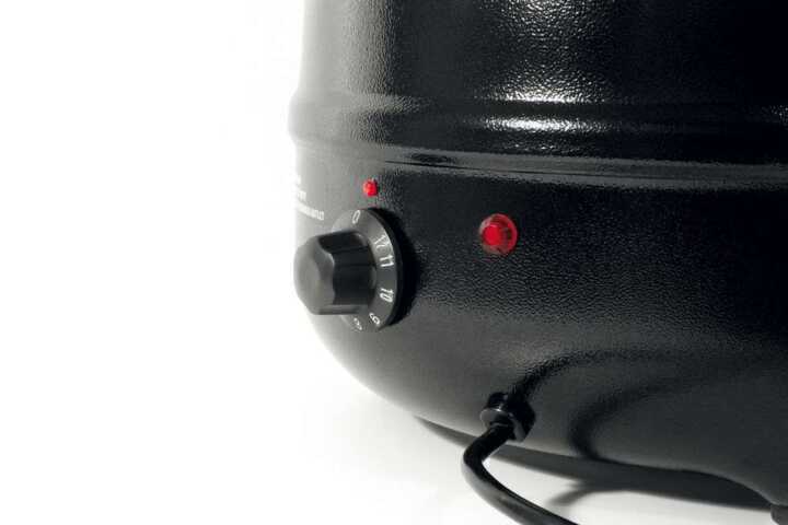 Panela de sopa elétrica, 8L, Preto, 230V/400W, ø330x(H)363mm