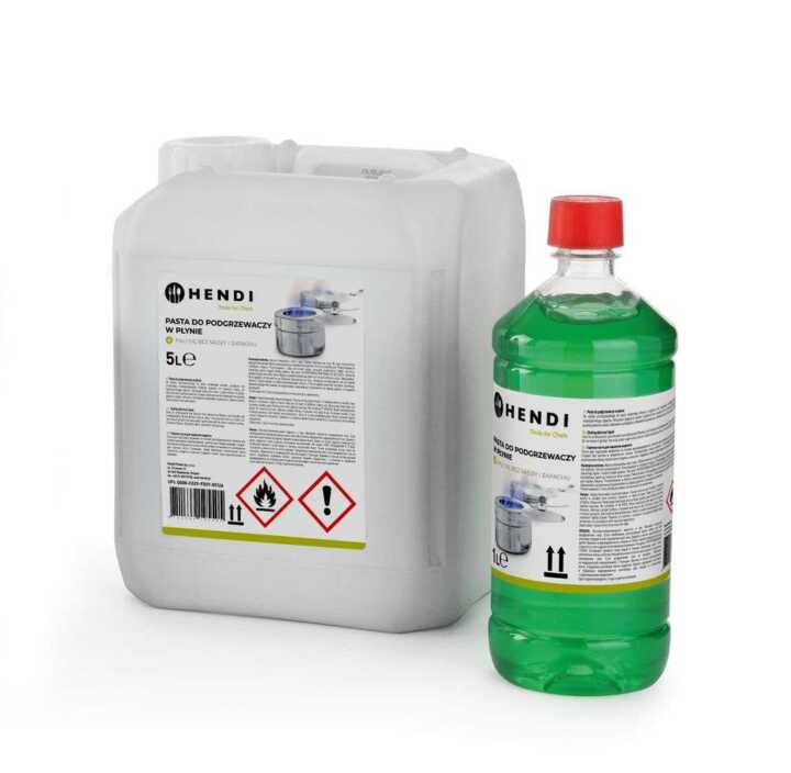 Frasco de combustível para réchauds, Transparente