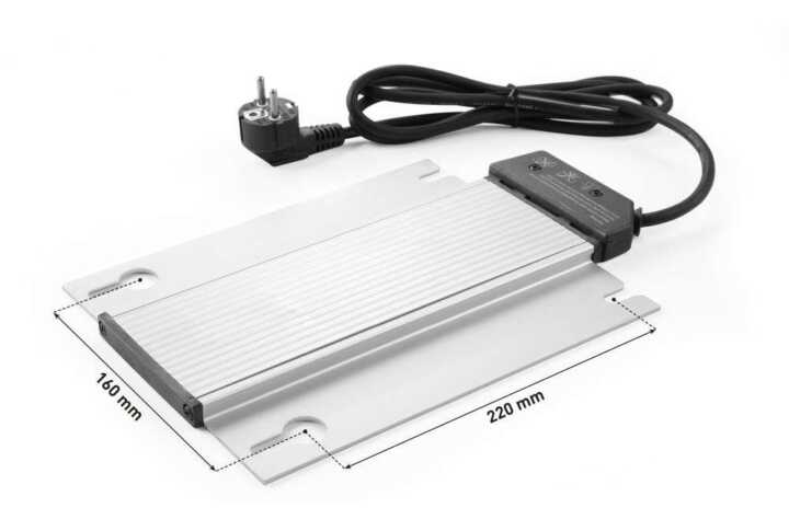 Aquecedor de placas, 230V/380W, 300x200x(H)40mm