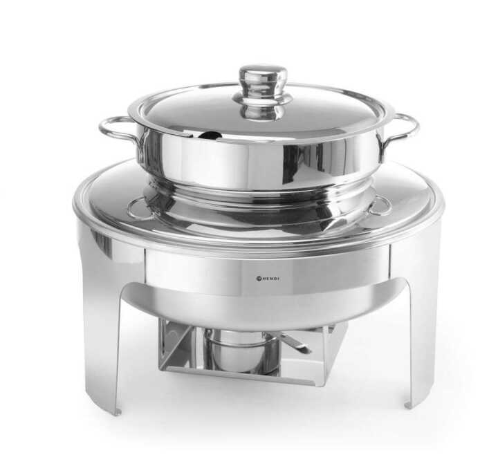 Réchaud para sopa com acabamento espelhado, 10L, ø420x(H)380mm