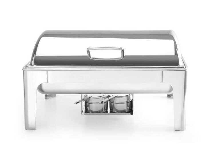 Réchaud GN 1/1 acabamento espelhado, 9L, 570x405x(H)320mm