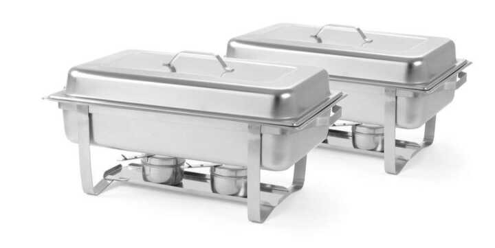 Réchaud Gastronorm 1/1, 9L, 2 pcs. , 600x358x(H)295mm