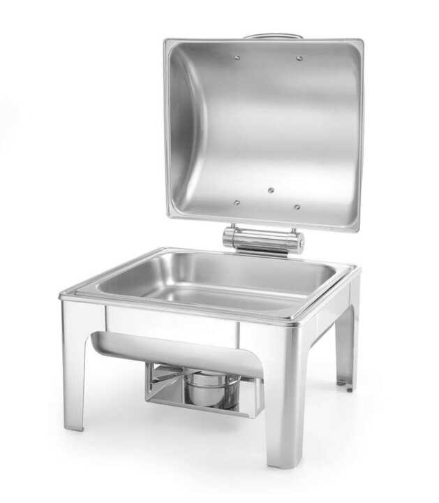 Réchaud GN 2/3 acabamento espelhado, 6L, 395x405x(H)320mm