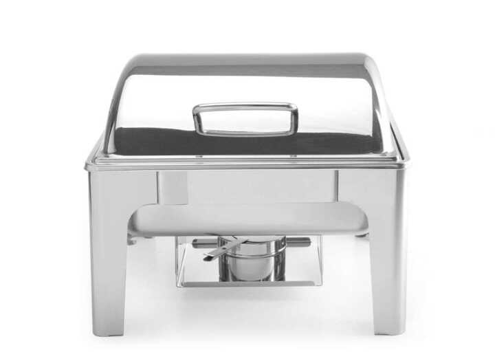 Réchaud GN 2/3 acabamento espelhado, 6L, 395x405x(H)320mm