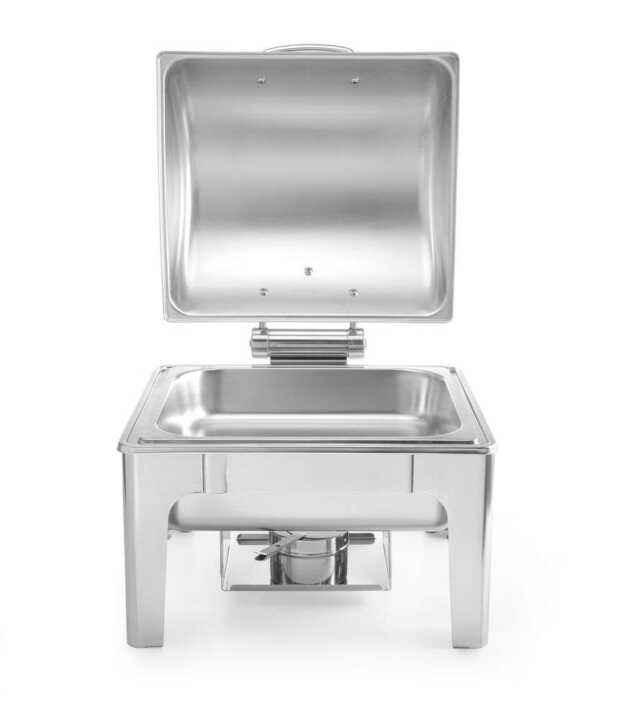 Réchaud GN 2/3 acabamento espelhado, 6L, 395x405x(H)320mm