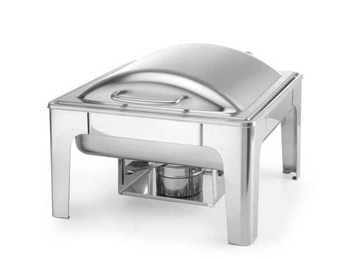 Réchaud GN 2/3 acabamento acetinado, 6L, 395x430x(H)290mm