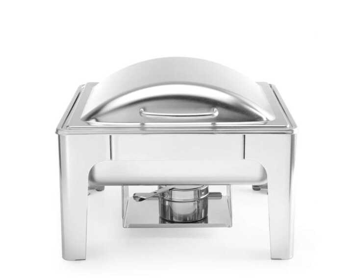 Réchaud GN 2/3 acabamento acetinado, 6L, 395x430x(H)290mm