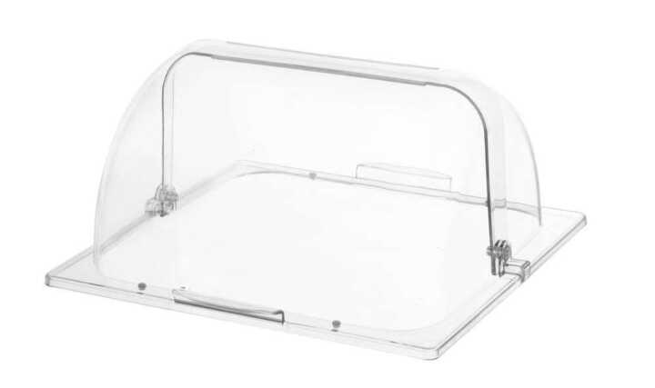 Tampa para apresentação basculante GN 2/3, Apenas com tampa superior basculante, 365x335x(H)175mm