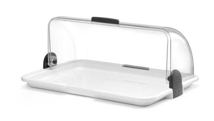 Expositor com tampa basculante Roll top, 465x310x(H)190mm