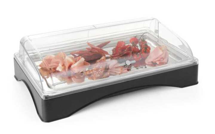 Expositor refrigerado com tampa – Gastronorm 1/1, conjunto, 555x357x(H)175mm