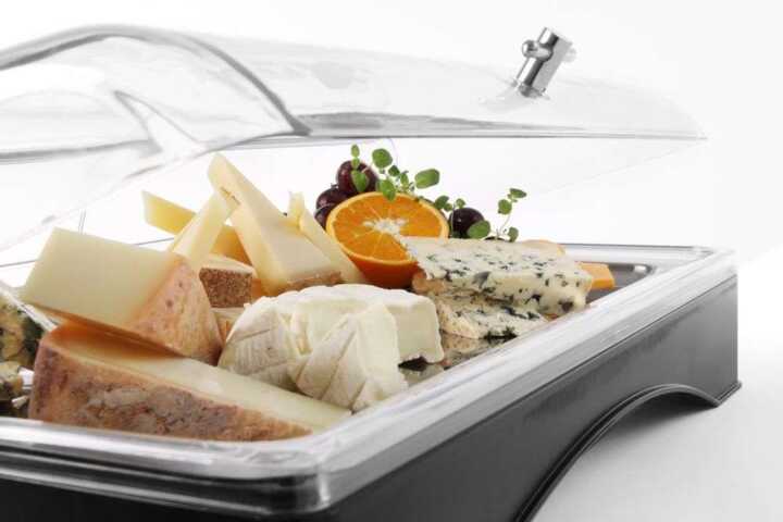 Expositor refrigerado com tampa – Gastronorm 1/1, conjunto, 555x357x(H)175mm