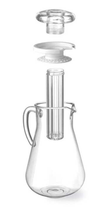 Jarro com tubo para cubos de gelo, 2,2L, ø150x(H)260mm