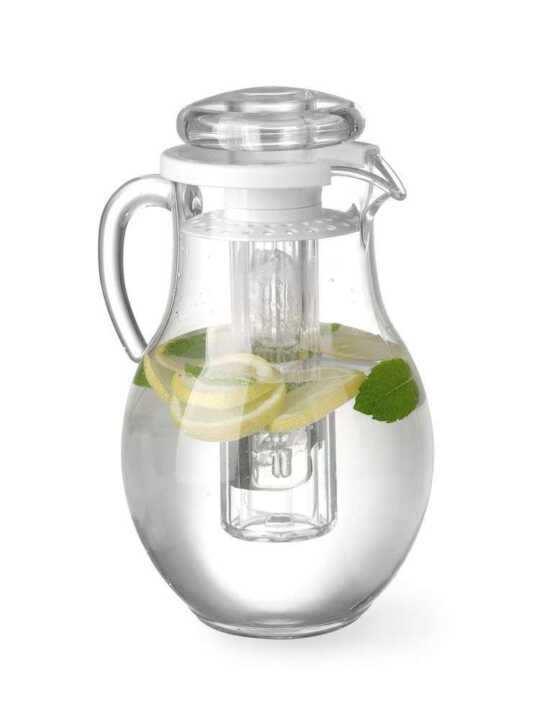 Jarro com tubo para cubos de gelo, 3L, ø170x(H)285mm